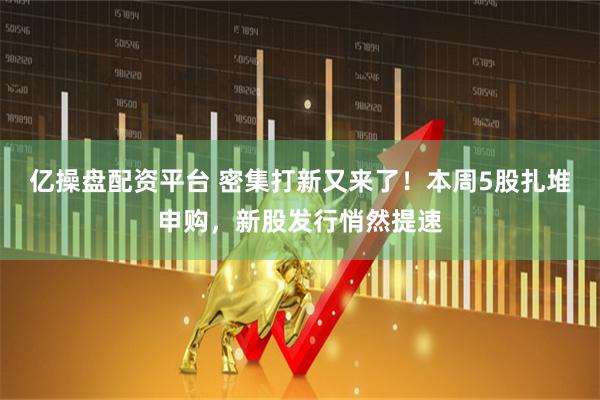 亿操盘配资平台 密集打新又来了！本周5股扎堆申购，新股发行悄然提速