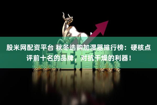 股米网配资平台 秋冬选购加湿器排行榜：硬核点评前十名的品牌，对抗干燥的利器！